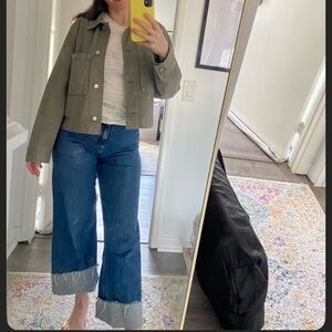 Zara Blue Flare Women's Jeans